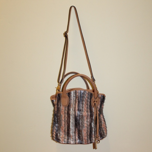 Abro Leather made in Romania Ostrich style satchel - Picture 3 of 11